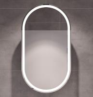 Зеркало-шкаф STWORKI Мальмё МВК073 45 с подсветкой, черное, навесное, в стиле лофт, светодиоды в #REGION_NAME_DECLINE_PP#