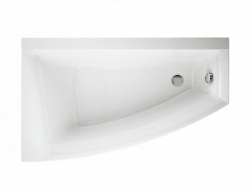 Cersanit VIRGO MAX Асимметричная акриловая ванна 150x90, левосторонняя, без ножек в Белореченске