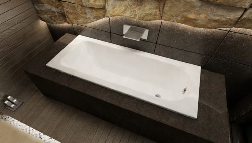 Стальная ванна Kaldwei SANIFORM PLUS Mod.373-1, размер 1700*750*410, Easy clean, alpine white, без ножек Kaldewei в Белореченске