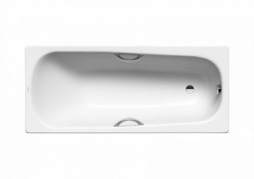 Стальная ванна Kaldewei SANIFORM PLUS STAR Mod. 337, 1800*800*410, Easy clean, alpine white, без ножек, с отверстиями для ручек в Белореченске
